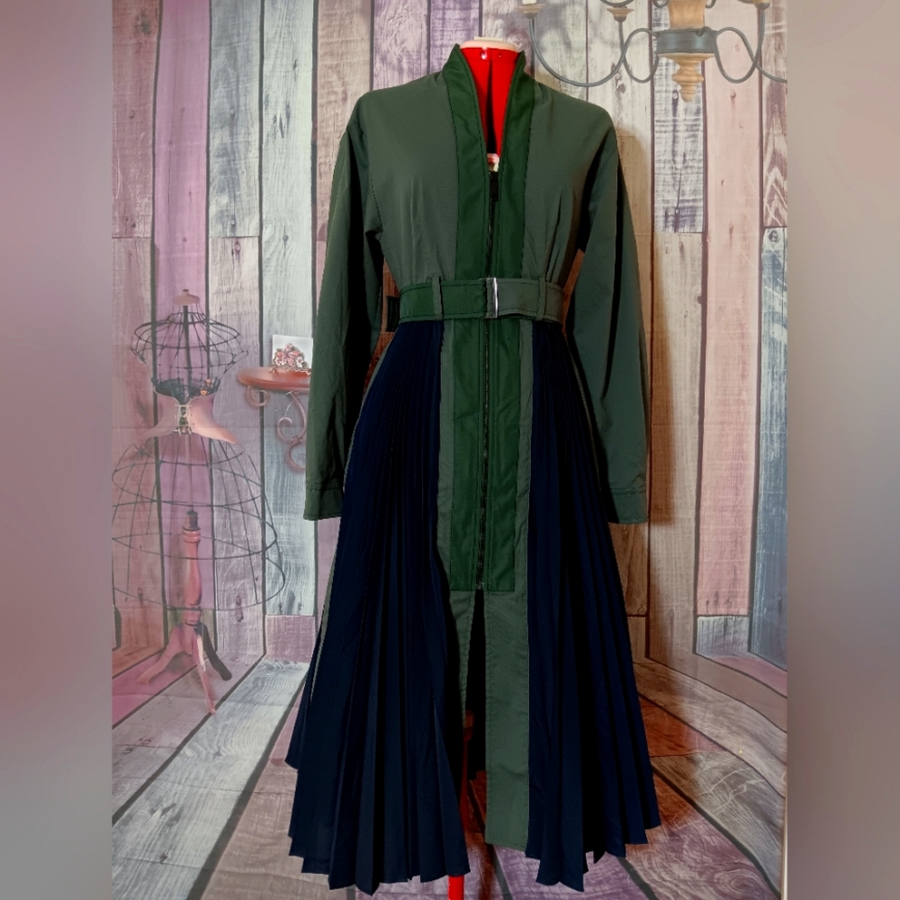 SportMax Pleated Long Dress